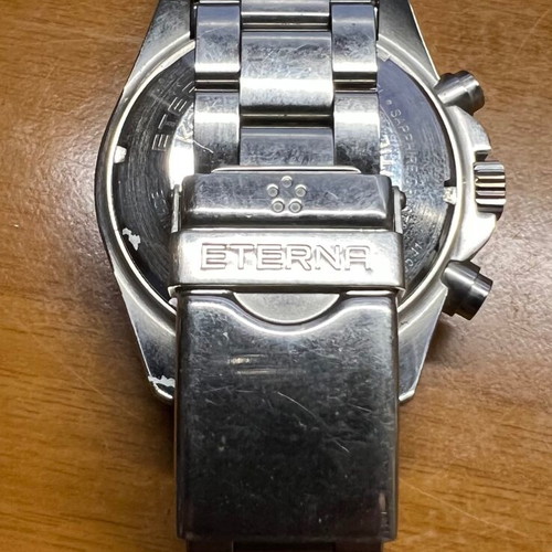 Eterna Kontiki Chronograph watch used, complete set