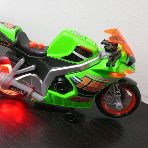Nikko Nitro Green Motorcycle used 25cm with lights and sound