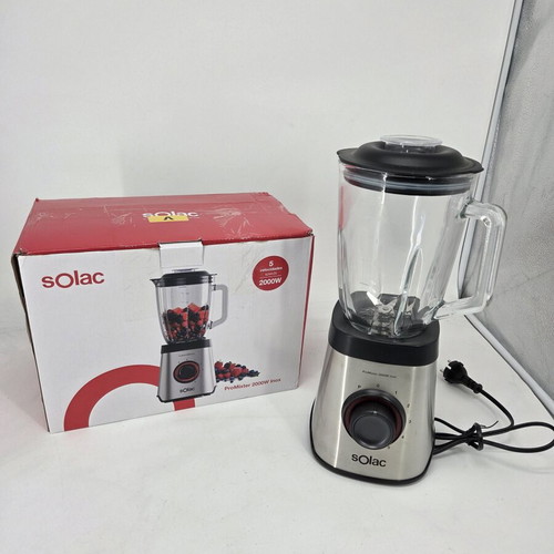 Solac Pro Mixter Blender 2000W new with 5 speeds and glass jug