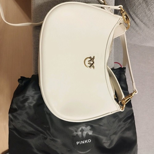 Pinko white crossbody bag like new 25×15×7cm
