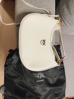 Pinko white crossbody bag like new 25×15×7cm