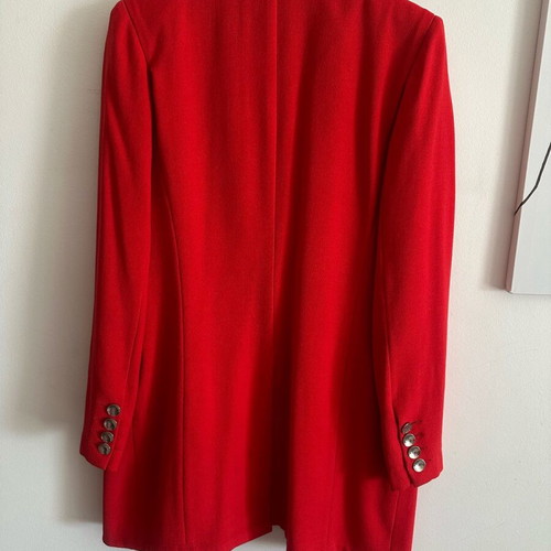 Vintage wool blazer 100% wool used, red