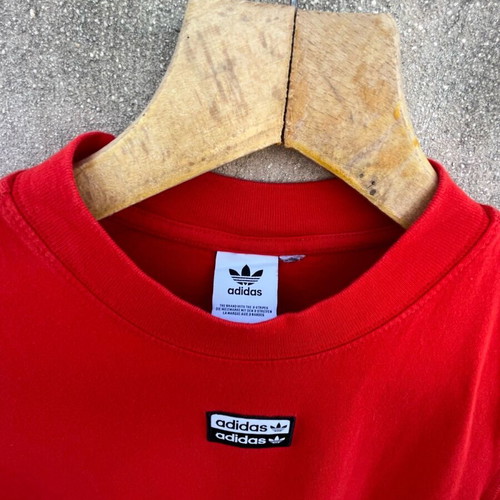 Adidas T-shirt used, size S, red