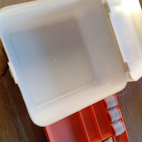 Sewing thread storage box used from 80s-90s toy
