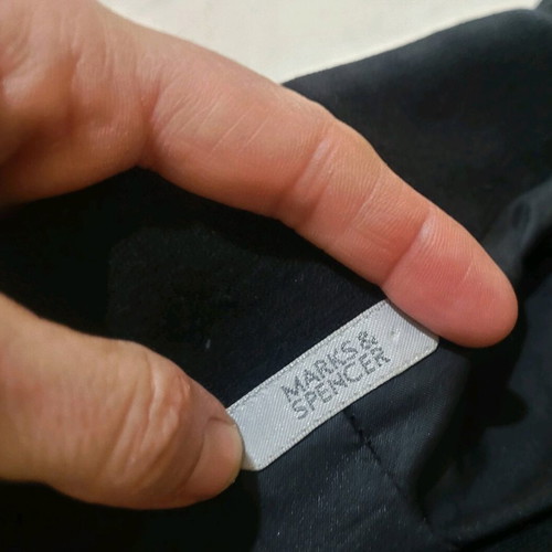 Wool blazer Marks & Spencer like new, black, size M