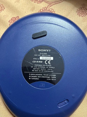 Sony Walkman CD D-EJ360 μεταχειρισμένο
