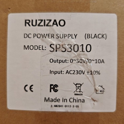 Εργαστηριακή τροφοδοσία Ruzizao SPS3010 0-30V 0-10A 300W καινούργια