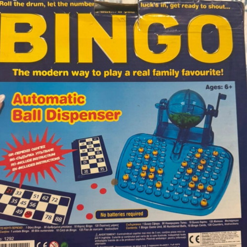 Bingo board game like new