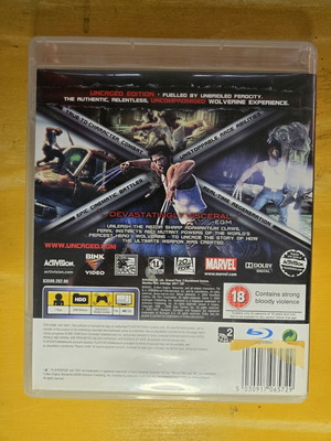 X-Men Origins Wolverine PlayStation 4 game