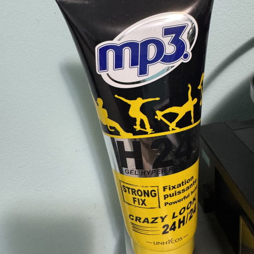 MP3 H24 Gel Hyper Fixant Crazy Look 200ml used, strong fix