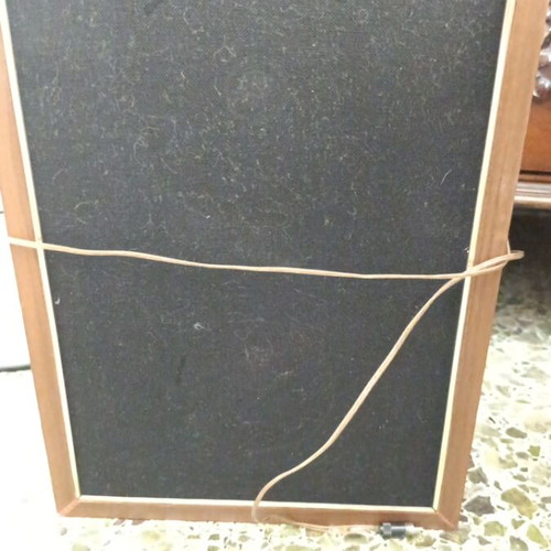 Vintage ηχεία 2 δρόμων μεταχειρισμένα, 25W 8 Ohm, ξύλινη καμπίνα δεκαετίας '70