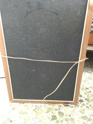 Vintage ηχεία 2 δρόμων μεταχειρισμένα, 25W 8 Ohm, ξύλινη καμπίνα δεκαετίας '70