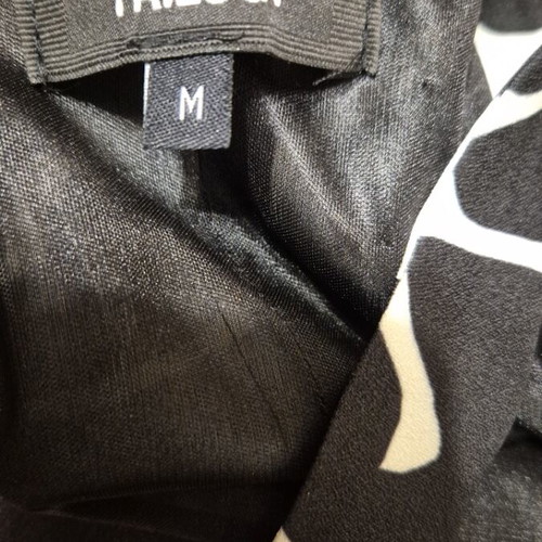 Trilogy dress black and white zebra print like new