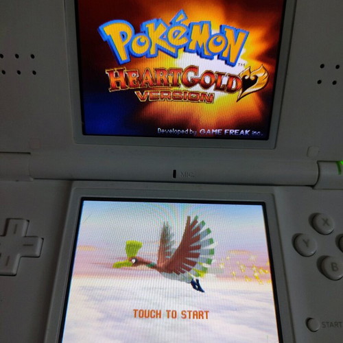 HeartGold Pokemon Cartridge Nintendo DS used