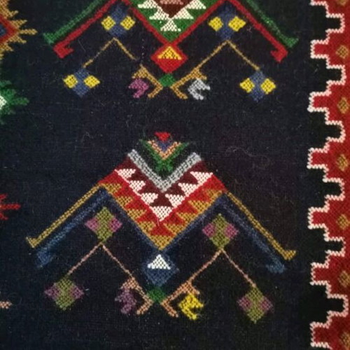 Traditional woven wool band from Arachova like new