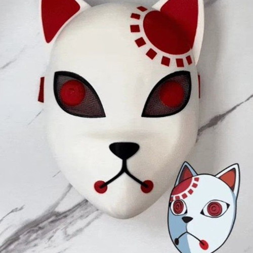 Demon Slayer Tanjiro Mask 3D Printed New
