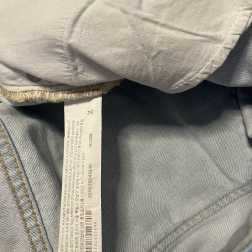 Bershka denim ripped blue jeans size 44 like new
