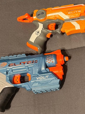 Nerf guns like new, pack of two without darts