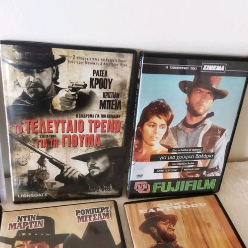 Classic Western DVD set of 6 movies like new with subtitles