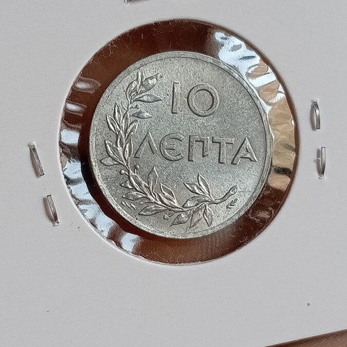 Greek coins used, pack of 6