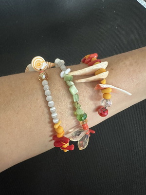 Handmade bracelet colorful, like new, summer style