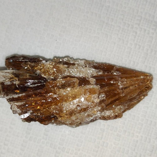 Raw natural amber 38g used, collectible mineral