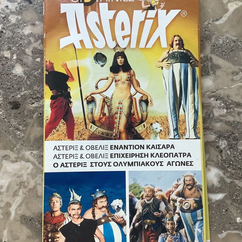 Asterix 3 DVD set like new, comedy with subtitles
