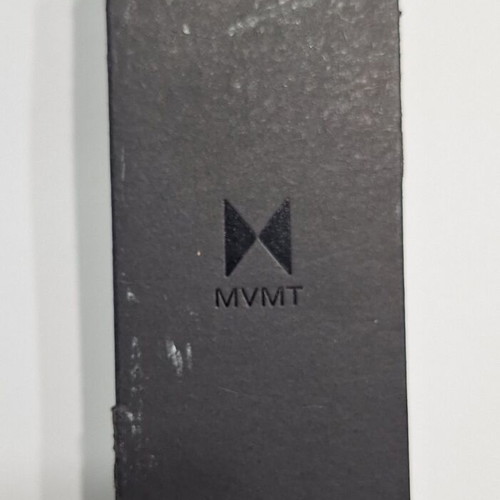 MVMT women's Avenue 14mm black leather strap like new with gold buckle