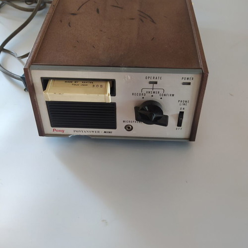 Pony cassette answering machine used