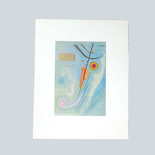 Vintage Art Print Wassily Kandinsky "Léger" 30x24 cm like new