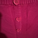 Bershka long pink pullover used, mini dress style