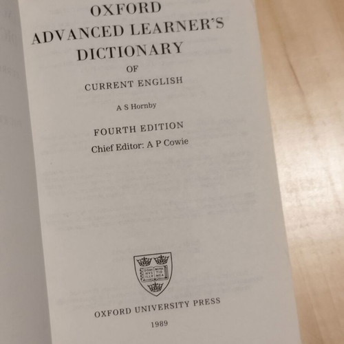 Oxford Advanced Learner's Dictionary illustrated, like new