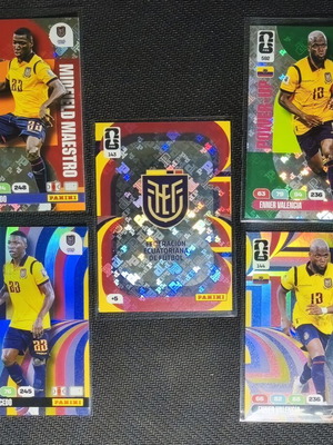 Ecuador Lot of 5 Panini Adrenalyn XL FIFA World Cup 2022 Cards like new