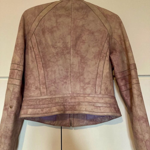 Jacket 100% leather used, dusty pink, size Medium