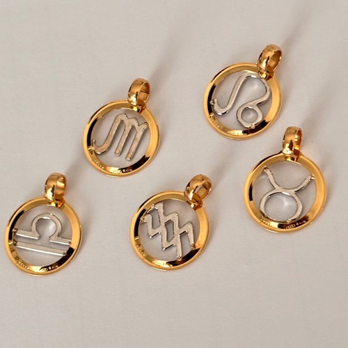 Zodiac gold k14 like new, Made in Italy