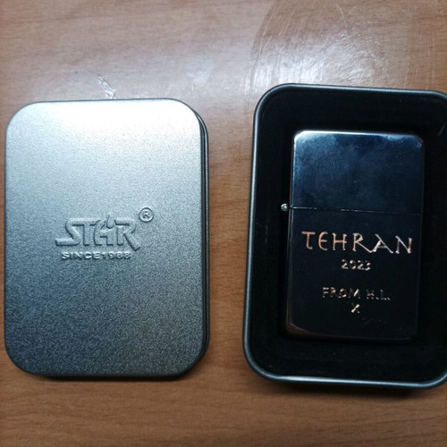 Tehran 2023 collectible lighter new from Hugh Laurie