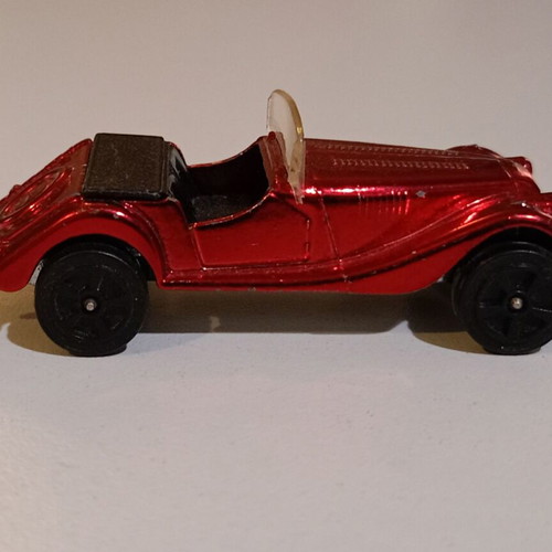 Vintage μεταλλικό μοντέλο αυτοκινήτου CORGI ROCKETS MORGAN PLUS 8 μεταχειρισμένο, κόκκινο