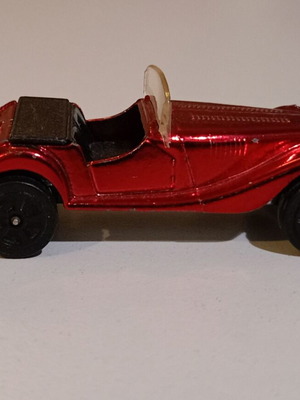 Vintage μεταλλικό μοντέλο αυτοκινήτου CORGI ROCKETS MORGAN PLUS 8 μεταχειρισμένο, κόκκινο