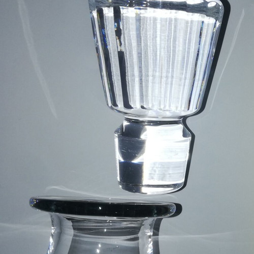Collectible vintage Rogaška crystal decanter