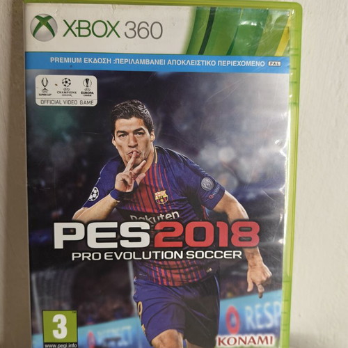 Pro Evolution Soccer PES 2018 Xbox 360 game