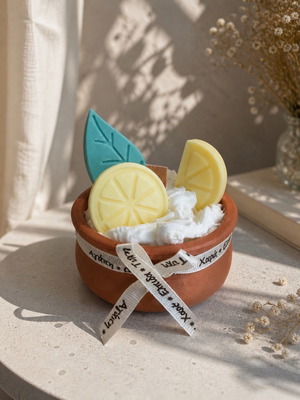Handmade candle with lime Basil & Mandarin scent new