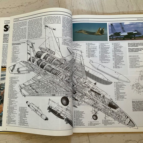 Modern Fighting Aircraft F-15 hardcover like new