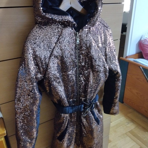 Long brown jacket, size L
