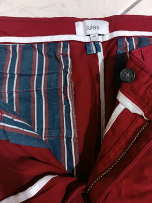 Jules men's pants red size M like new