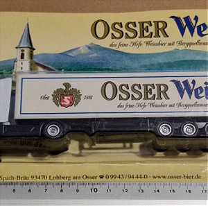 Φορτηγό - Νταλίκα - Ζυθοποιεία OSSER WEISSE - διαφ. Μπύρας