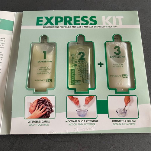 ING Express Kit anti-age hair treatment new