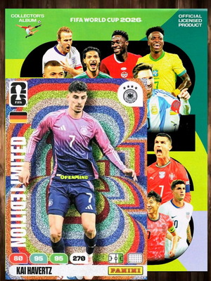 Kai Havertz limited FIFA World Cup 2026 Adrenalyn XL card Germany new