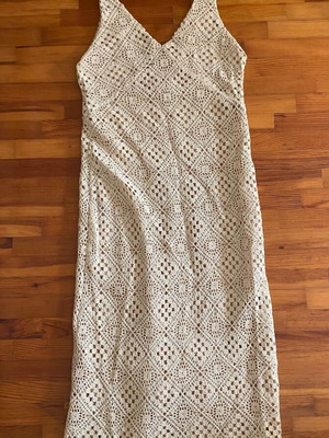 Revival Dress Nidodileda size L new, beige and gold