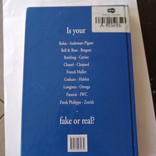Real & Fake Watches book like new, English