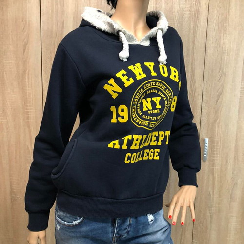 Senrise sweatshirt like new, blue and yellow, size M